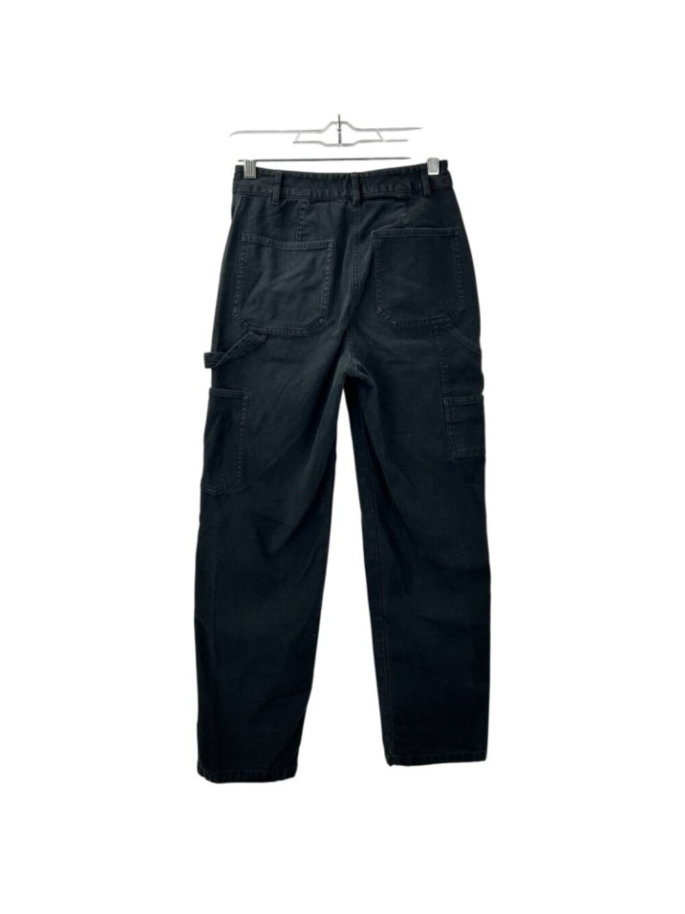 Aritzia Wilfred Free Brennan Womens Size 2 Black Cargo Carpenter Utility Pants - Picture 3 of 16